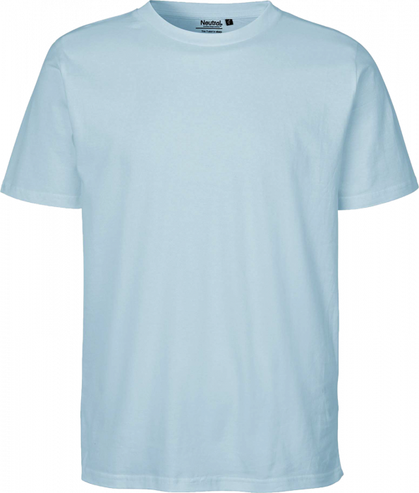 Neutral - Organic Cotton Unisex Regular T-Shirt - Light Blue - Light Blue