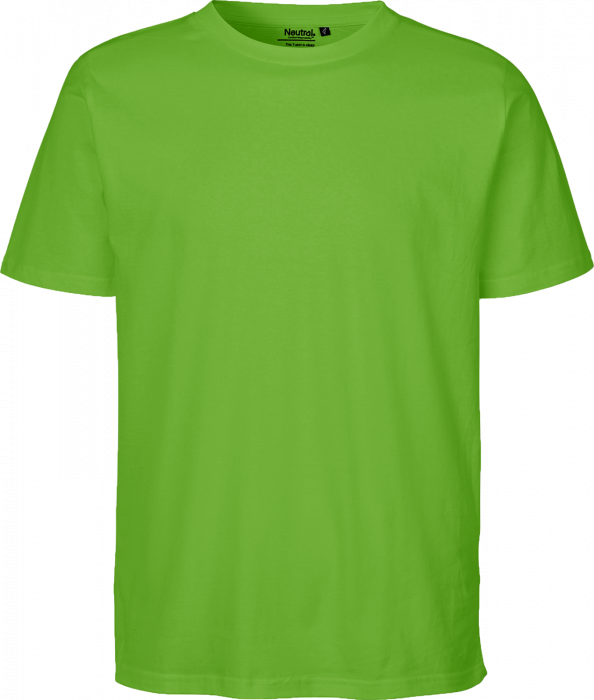 Neutral - Organic Cotton Unisex Regular T-Shirt - Lime - Lime
