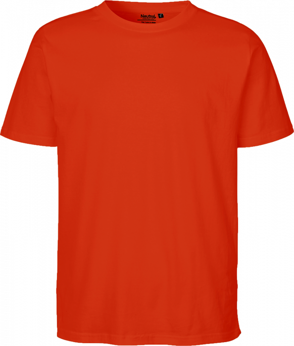 Neutral - Organic Cotton Unisex Regular T-Shirt - Orange - Orange