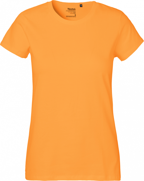 Neutral - Økologisk Bomulds T-Shirt Dame - Okay Orange