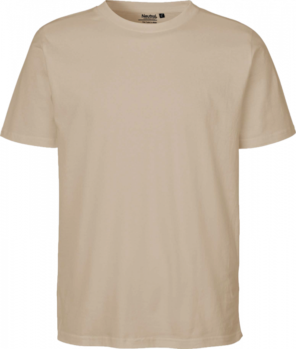 Neutral - Organic Cotton Unisex Regular T-Shirt - Sand - Sand