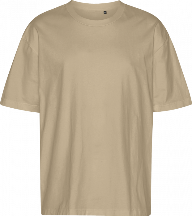 Neutral - Tiger Cotton Oversized T-Shirt - Sand