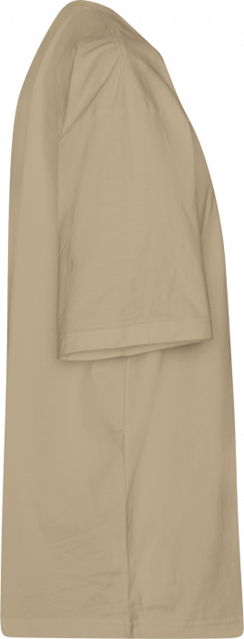 Neutral - Tiger Cotton Oversized T-Shirt - Sand