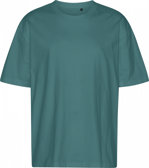 Neutral - Tiger Cotton Oversized T-Shirt - Teal