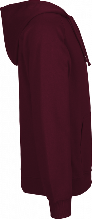 Neutral - Tiger Cotton Unisex Hoodie W. Zip - Bordeaux