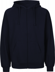 Tiger Cotton Unisex Hoodie w. zip