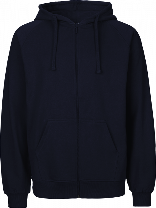 Neutral - Tiger Cotton Unisex Hoodie W. Zip - Marine