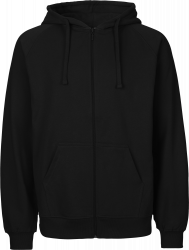 Tiger Cotton Unisex Hoodie w. zip