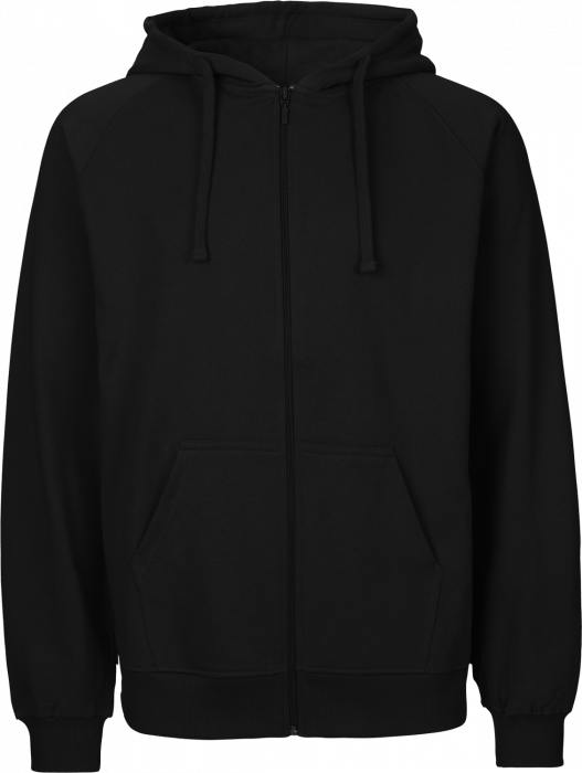 Neutral - Tiger Cotton Unisex Hoodie W. Zip - Black