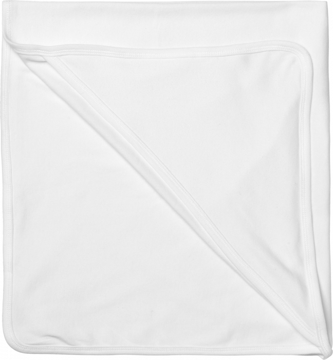 Neutral - Organic Blanket With Hood - White
