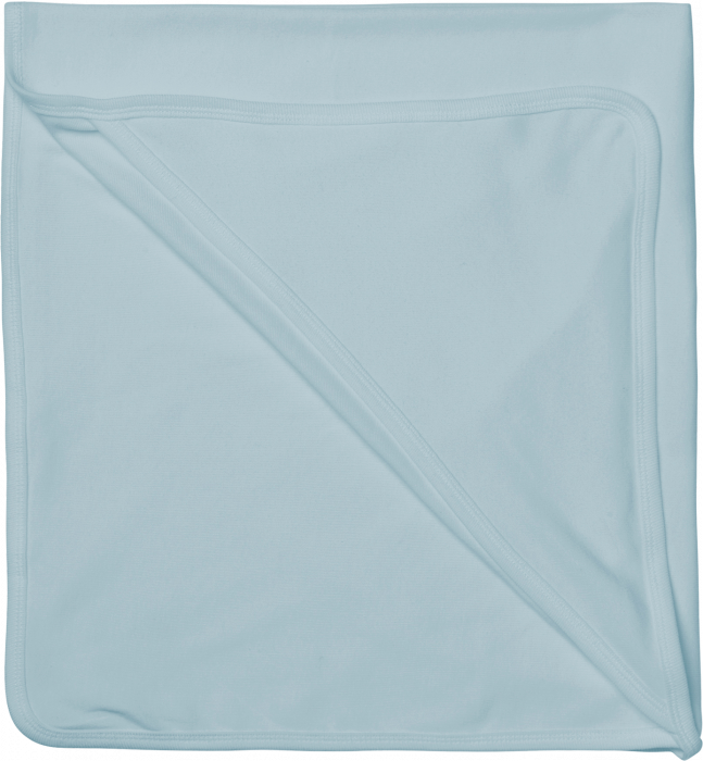 Neutral - Organic Blanket With Hood - Light Blue