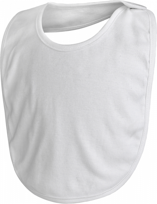 Neutral - Organic Cotton Bib - White