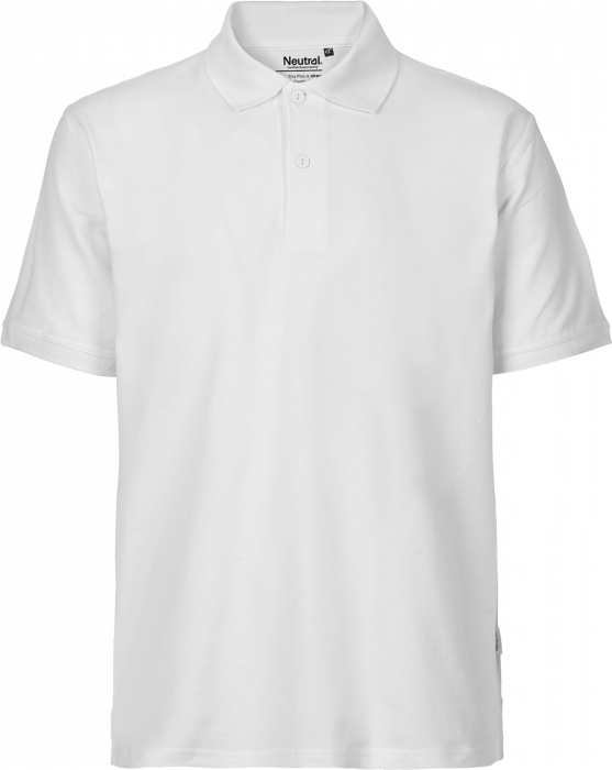 Neutral - Organic Cotton Polo - White