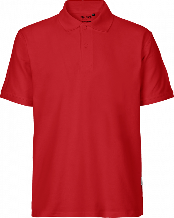 Neutral - Organic Cotton Polo - Red