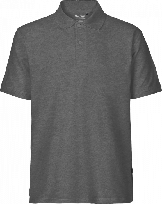 Neutral - Organic Cotton Polo - Dark Heather