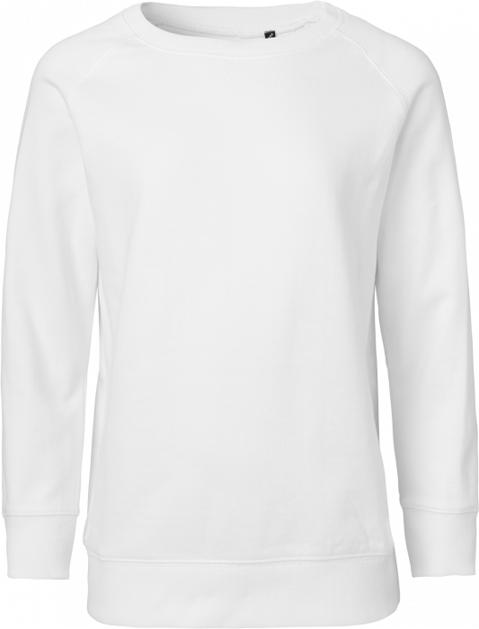 Neutral - Økologisk Bomulds Sweatshirt Børn - White