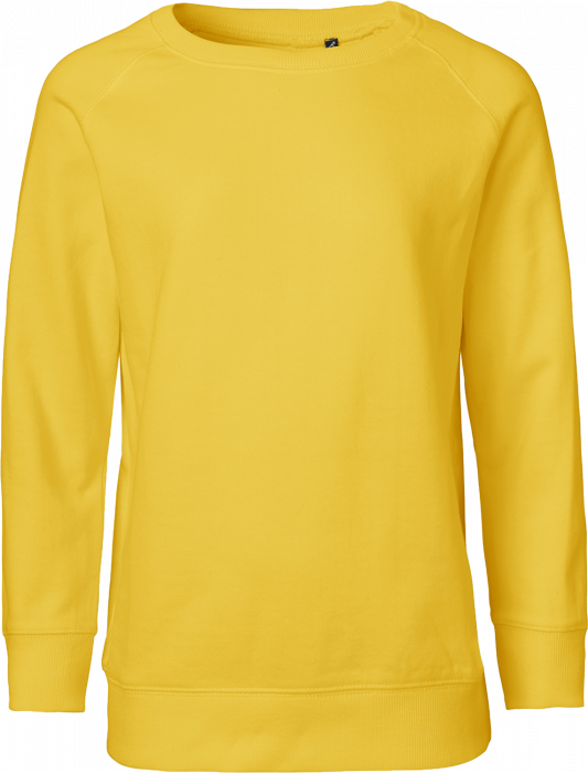 Neutral - Økologisk Bomulds Sweatshirt Børn - Yellow