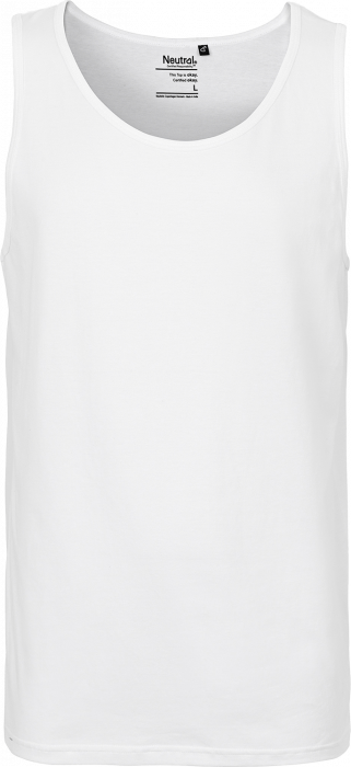 Neutral - Organic Tank Top Men - White