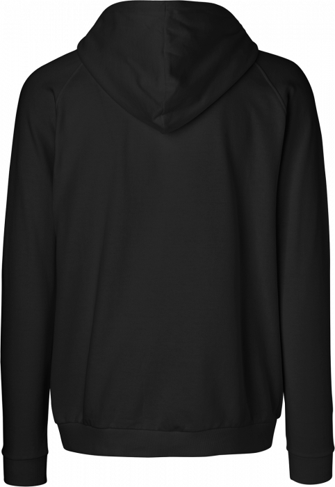 Neutral - Organic Cotton Hoodie With Hidden Zip - Black