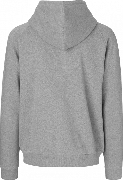 Neutral - Organic Cotton Hoodie With Hidden Zip - Sport Grey