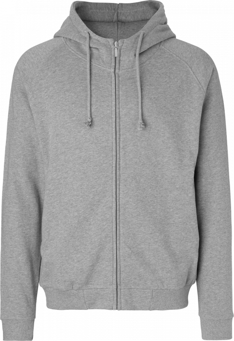 Neutral - Organic Cotton Hoodie With Hidden Zip - Sport Grey