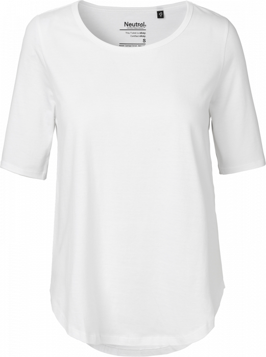 Neutral - T-Shirt Med Albuelange Ærmer Dame - White