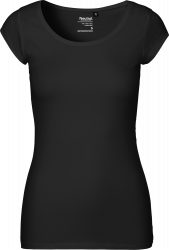 Organic cotton  t-shirt with round neck female