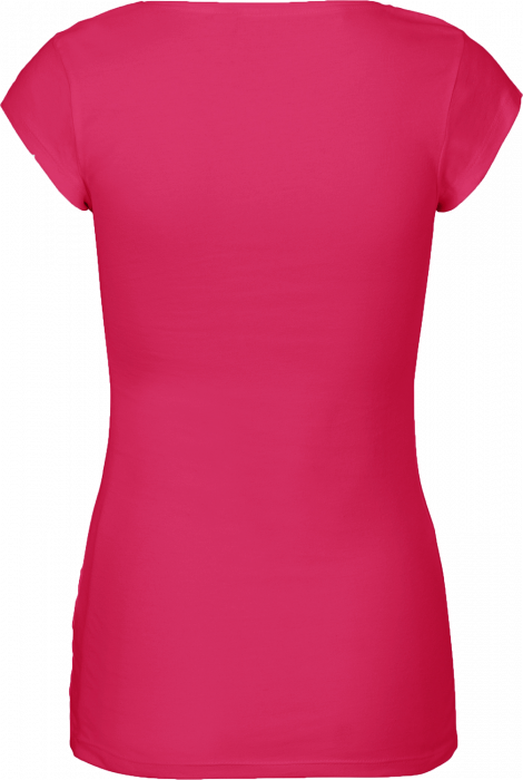 Neutral - Organic Cotton  T-Shirt With Round Neck Female - Pink