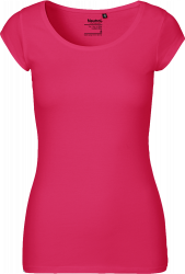 Organic cotton  t-shirt with round neck female