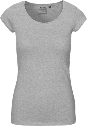 Organic cotton  t-shirt with round neck female