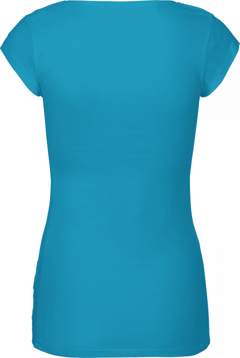 Neutral - Organic Cotton  T-Shirt With Round Neck Female - Sapphire