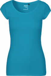 Organic cotton  t-shirt with round neck female