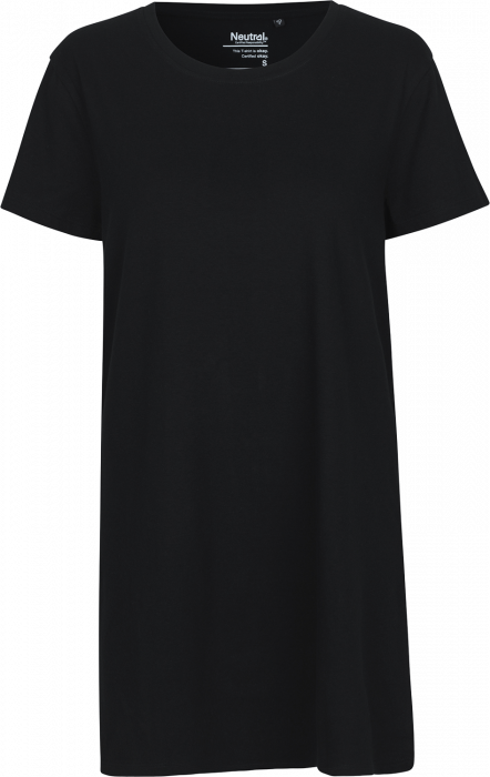 Neutral - Organic Cotton Long T-Shirt Female - Black