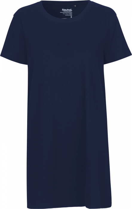 Neutral - Organic Cotton Long T-Shirt Female - Navy
