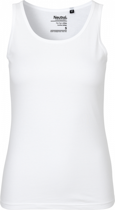 Neutral - Organic Cotton Tank Top Female - White