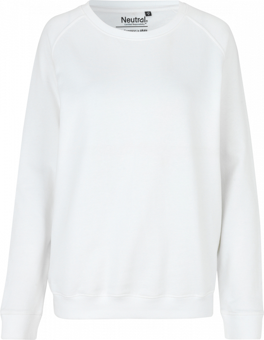 Neutral - Økologisk Bomulds Sweatshirt Dame - White