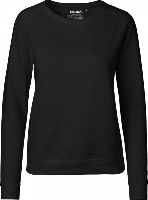 Neutral - Organic Cotton Sweatshirt Female - Black