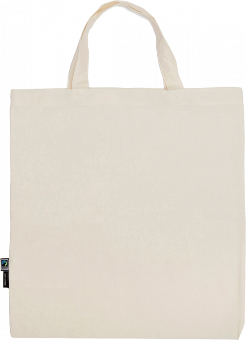 Neutral - Organic Tote Bag With Short Handle Nature - Nature