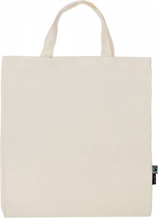 Neutral - Organic Tote Bag With Short Handle Nature - Nature