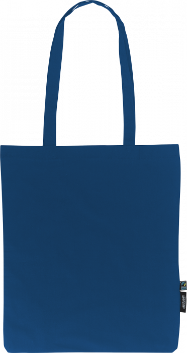 Neutral - Organic Tote Bag With Long Handles - Royal