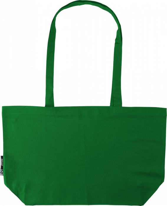 Neutral - Shopping Bag With Gusset - Green