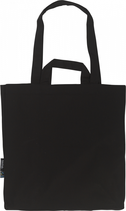 Neutral - Organic Tote Bag With Multiple Handles - Black