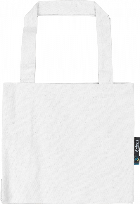 Neutral - Organic Small Panama Tote Bag - White