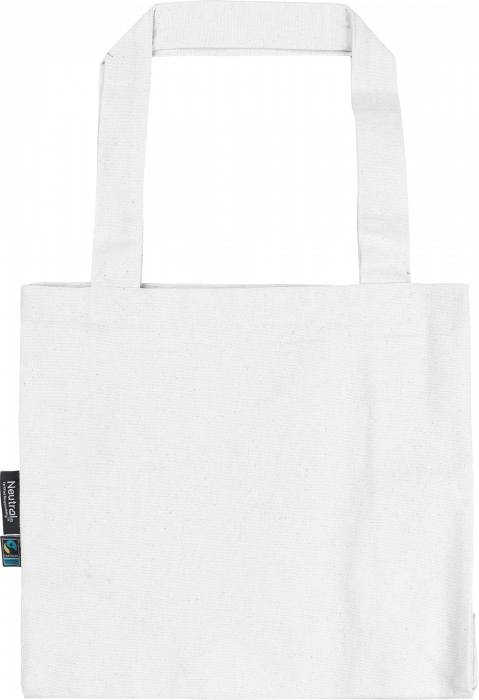 Neutral - Organic Small Panama Tote Bag - White