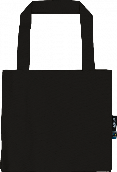 Neutral - Organic Small Panama Tote Bag - Black
