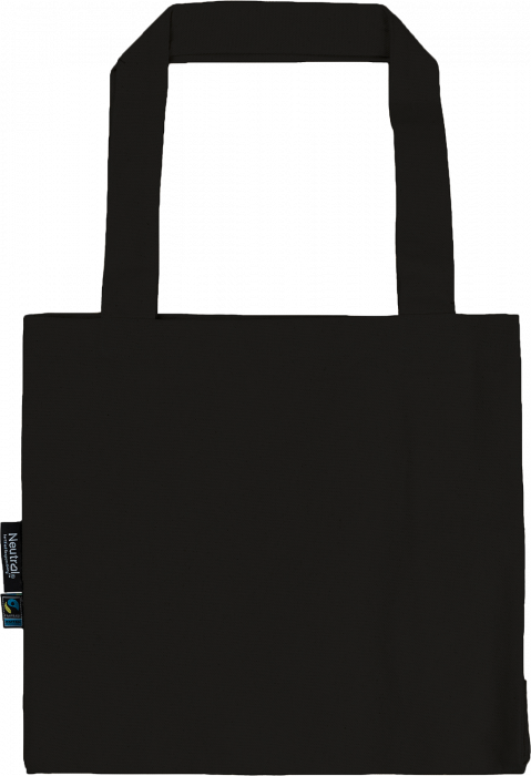 Neutral - Organic Small Panama Tote Bag - Black