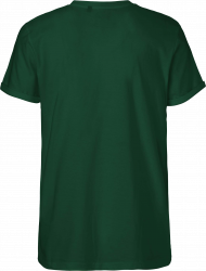 Organic Mens Roll Up Sleeve cotton T-shirt