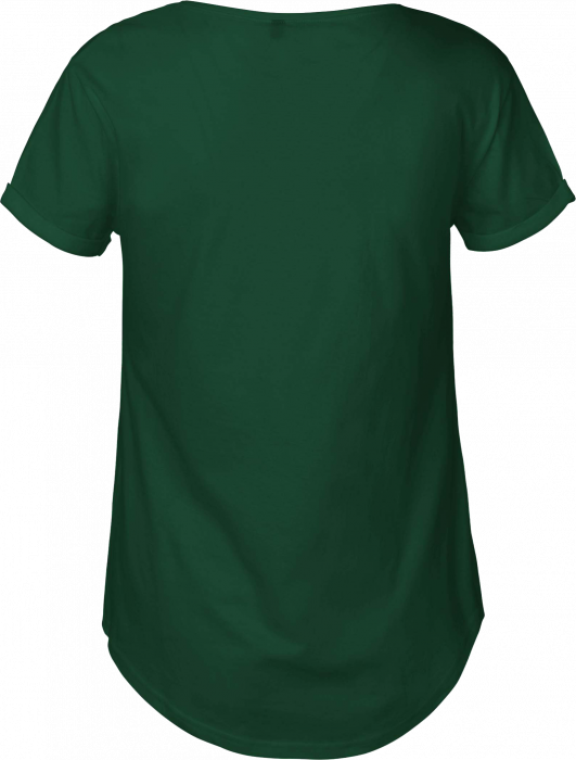 Neutral - Organic Roll Up Sleeve T-Shirt Women - Bottle Green