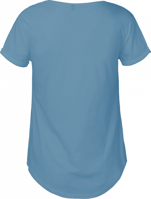 Neutral - Organic Roll Up Sleeve T-Shirt Women - Dusty Indigo