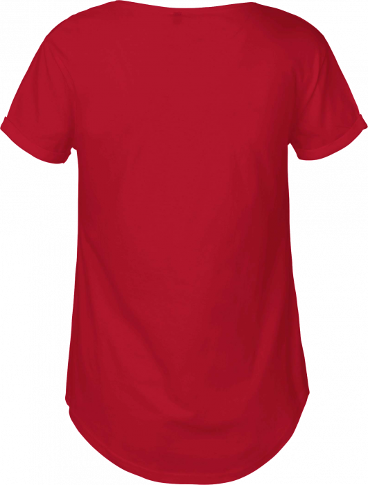 Neutral - Organic Roll Up Sleeve T-Shirt Women - Red